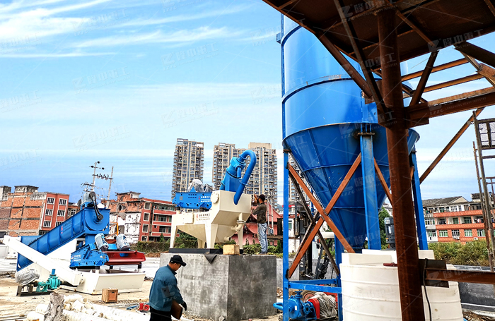 尾矿泥浆处理，一台细沙回收机就可以解决